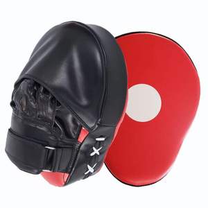 Your Logo Round Shape Punch Private Logo Boxing Focus Pads for Training Black Color Custom Logo Focus Pads - Product Image 4