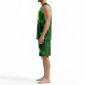 Uniforme de Baloncesto Transpirable y Duradero al por Mayor de Fábrica, Personalizable con el Nombre del Equipo - Product Image 4