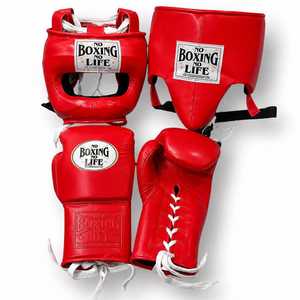 ชุดอุปกรณ์ชกมวยแบบสั่งทำพิเศษ No Boxing No Life สำหรับมืออาชีพ พร้อมนวม ป้องกันศีรษะ และอุปกรณ์ป้องกันอวัยวะเพศ สำหรับผู้ใหญ่และศิลปะการต่อสู้ - Product Image 6