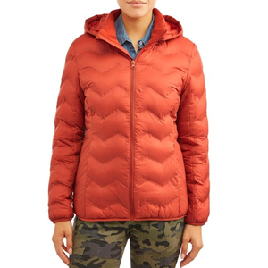 Custom Made Women Hooded Puffer <b>Jacket</b> <b>Winter</b> Warm Thick Zip-Up Solid Color Women Padded Puffer <b>Jacket</b> Premium Quality - Product Image 4