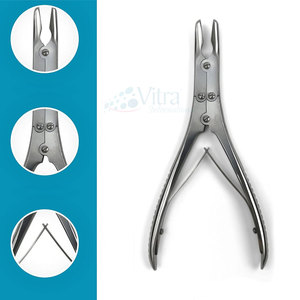 High Quality Stainless Steel <b>Bone</b> Rongeur Manual <b>Instrument</b> Set CE Certified Reusable Lightweight <b>Surgical</b> Use Best Selling - Product Image 3
