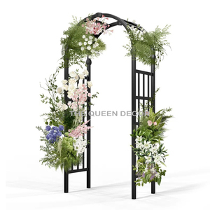 <b>Stand</b> Wedding Arch Shiny Golden Arch New Arrival Stainless Steel Metal European Metal Wedding <b>Backdrop</b> Aluminum Carton - Product Image 6