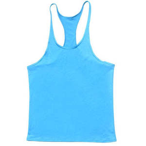 Wholesale Gym <b>Singlets</b> <b>Men</b> Ribbed Polyester Tank Top Cotton Sleeveless Comfortable Fit Casual Summer Tank Top - Product Image 3