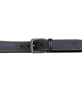 Cinturón Clásico Vintage de Cuero de Búfalo de Grano Completo con Hebilla de Pin, Cómodo, Casual, Longitud Personalizada, Cinturones de Cuero Genuino de Pakistán - Product Image 3