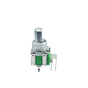 Best Seller Favor Union Hign quality Dual gangs <strong>with</strong> center detents <strong>with</strong> center <strong>click</strong> Linear B100K 9mm <strong>rotary</strong> <strong>potentiometer</strong> - Product Image 1