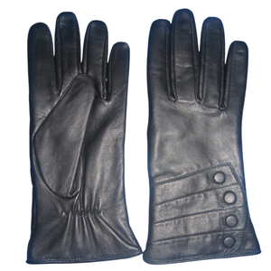 Gants décontractés en cuir noir de haute qualité, taille personnalisée, pour hommes, avec écran tactile, chauds, coupe-vent, pour la conduite en extérieur en hiver - Product Image 6