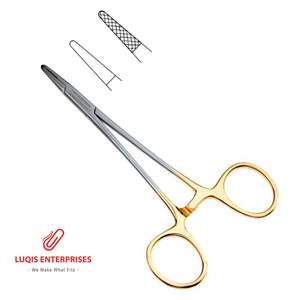 Portaagujas Halsey de Carburo de Tungsteno y Acero Inoxidable, Instrumento Quirúrgico con Mordazas TC, Reutilizable y Autoclavable - Product Image 4