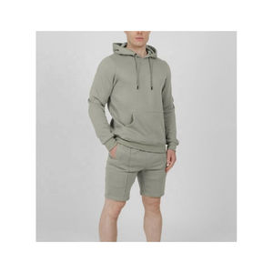 Conjunto de Sudadera con Capucha y Pantalones Cortos Personalizados de Alta Calidad 2024, Traje de Dos Piezas para Hombre, Precio Económico - Product Image 3