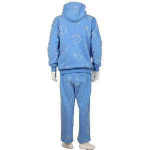 Survêtement homme pas cher avec strass, vêtement d'extérieur hiver, doublure polaire épaisse, séchage rapide, en coton, logo personnalisé - Product Image 2