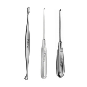 Juego de Curetas Óseas PISSCO, Instrumentos Ortopédicos para Columna Vertebral, Cureta Cervical, Retractor Quirúrgico, 3 Piezas - Product Image 2