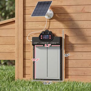 Porta Automatica per Pollaio con Telecamera AI 2K HD, Controllo Remoto tramite App, WiFi, Alimentazione Solare, Batteria Grande da 5200 mAh, per Gabbie di Animali - Product Image 2