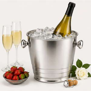 Cubo de Hielo de Acero Inoxidable con Asas, Enfriador de Vino de Doble Pared, Cubeta Resistente para Cerveza, para Bar, Hotel, Restaurante - Product Image 6