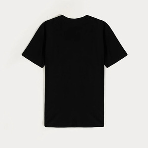 T-shirt pour homme à manches courtes en coton peigné 100% de haute qualité, avec logo imprimé sur le devant et fonction anti-boulochage - Product Image 2
