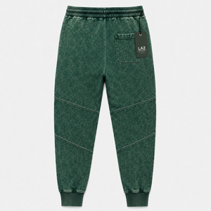 Pantalon de survêtement 100 % coton respirant à séchage rapide, nouvelle mode, qualité supérieure, pour homme, délavé à l'acide, décontracté, taille haute, couleur unie - Product Image 3
