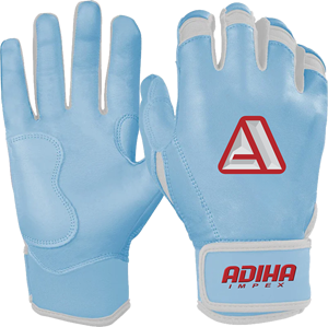 Guantes de Bateo Adiha Impex, Color Azul Cielo, Cuero Acolchado, Cierre de Velcro, Unisex, para Adultos, Entrenamiento - Product Image 3