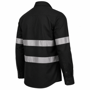 Custom Logo Mens Construction Wear High Visibility Tape Dual Chest Pockets Button Down <b>Shirt</b> Safety Wear <b>Shirt</b> Welding <b>Shirt</b> - Product Image 6