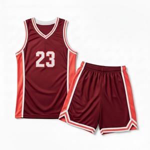 Dernier design original, uniforme de basket-ball unisexe, nom et numéro d'équipe personnalisés, respirant, imprimé, haute qualité - Product Image 1