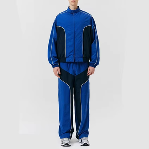 Fabricante de Conjuntos de Chaqueta y Pantalones Cortavientos Personalizados al Por Mayor para Hombres y Mujeres, Ropa Deportiva, Ropa de Exterior, Fábrica OEM - Product Image 1