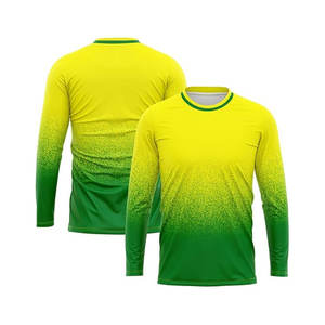 Camiseta Deportiva Sublimada al por Mayor, Manga Larga, Ligera, para Fútbol y Tiro, para Adultos y Niños - Product Image 4