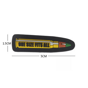 Patchs en caoutchouc de qualité supérieure pour vêtements, en gros, 3D, thermocollants et cousus, logos en caoutchouc personnalisés, patchs souples pour vêtements - Product Image 2