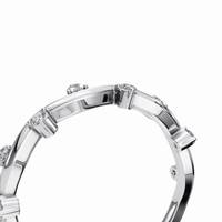 Ensemble de bagues empilables classiques en or blanc 18 carats avec diamants de laboratoire, taille brillant rond, certifiés IGI, cadeau de luxe pour femme