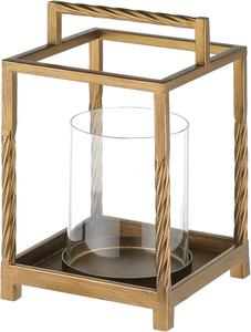 Venta al por Mayor de Faroles de Metal Portátiles Hechos a Mano con Acabado Negro Mate, Farol para Velas para Bodas y Actividades al Aire Libre - Product Image 4