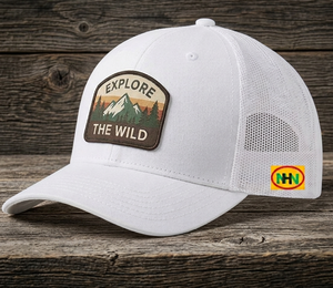 Casquette de baseball unisexe en velours personnalisable avec votre logo, 5 panneaux, 100 % coton, style trucker, toutes saisons, vente en gros - Product Image 1