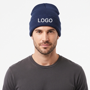 Bonnet d'hiver unisexe en acrylique, tricoté sur mesure, chaud, doux, coupe-vent, avec écharpe pour les activités de plein air - Product Image 1