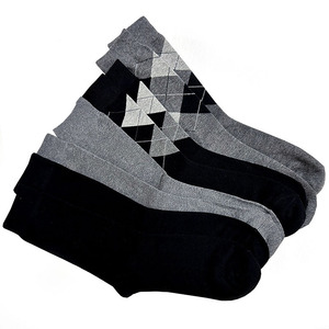 Made in Korea Men's Modern Dress Crew <b>Socks</b> 5 Pairs Set K14. - Product Image 2