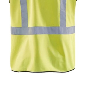 PLAYER'S POINT High Visibility Safety <b>Vest</b> CE/EU Certified Waterproof Windproof Anti-Bacterial Anti-UV Reflective Stripes Zipper - Product Image 4