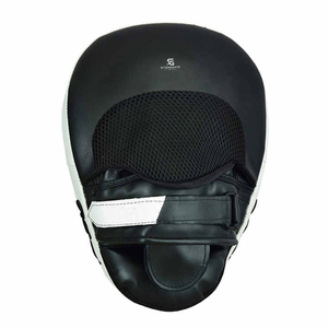 Mitaines d'entraînement incurvées en cuir de qualité supérieure pour le kickboxing, les arts martiaux et la pratique du coup de poing 2026 - Product Image 1