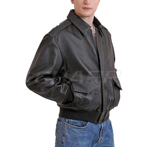 Chaqueta de cuero para hombre de invierno, con artesanía premium, aspecto elegante y comodidad flexible para un uso duradero. - Product Image 2