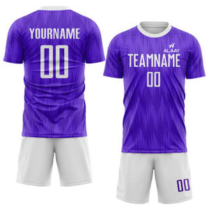 Maillot de football classique personnalisé en maille respirante avec motif rétro par sublimation, chemises de football de rue, technologie de découpe automatisée - Product Image 4