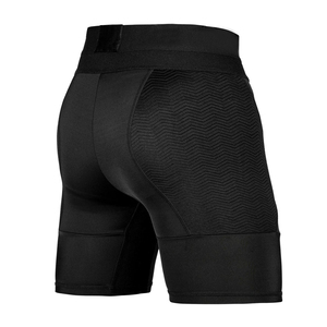 Shorts de compression unisexe décontractés et solides pour la course à pied et la gym, séchage rapide, respirants, taille haute, avec ceinture élastique - Product Image 2