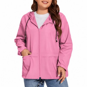 Chaqueta con Capucha de Forro Polar Ecológico para Mujer, Cierre Completo, Manga Larga, Ligera, Resistente al Viento, Invierno, Exterior de Lana/Viscosa, 240g - Product Image 2