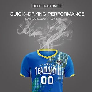 Uniforme de Fútbol Personalizado, Ligero, 100% Poliéster, Absorbe la Humedad, Venta al por Mayor, Logotipo del Equipo, Secado Rápido - Product Image 4
