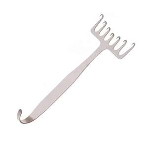 Retractores Coronales de Acero Inoxidable de Alta Calidad de 18 cm, 7 Puntas de 70 mm de Ancho, Mango de Plástico, Herramienta Facial Estética - Product Image 5