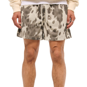 Custom Men's Cow Print Mesh Basketball Shorts Quick Dry <b>Athletic</b> Gym Shorts OEM ODM Sportswear Manufacturer - Product Image 1