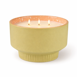 Vela de Cerámica Sunset Glow con Triple Mecha, Larga Duración, Acabado Mate Suave, Base Elevada, Decoración de Lujo para el Hogar, Opción de Regalo - Product Image 1