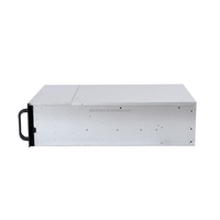 Chasis de Servidor ATX 4U de Alta Densidad con 20 Bahías de Intercambio en Caliente, Placa Trasera Tri-Modo NVMe SAS SATA, Montaje en Rack y Ventilador