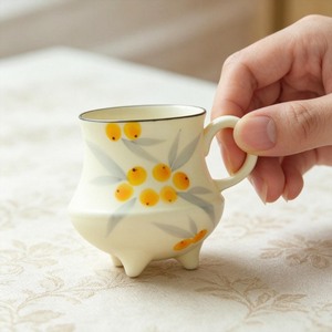 Taza de té de cerámica china tradicional con diseño de frutas, resistente al calor, para el té de la tarde - Product Image 6