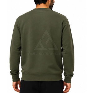เสื้อสเวตเชิ้ตแขนยาว คอกลม สำหรับผู้ชาย เสื้อผ้าลำลองสำหรับกิจกรรมกลางแจ้ง แฟชั่นสตรีท ขายส่ง รับผลิตเสื้อผ้าตามสั่ง - Product Image 5