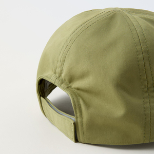 Gorra de Béisbol Verde Oliva de 6 Paneles, Unisex, Cierre Trasero Ajustable, Color Sólido, Logotipo Bordado en la Parte Delantera, Gorra Casual para Adultos - Product Image 5