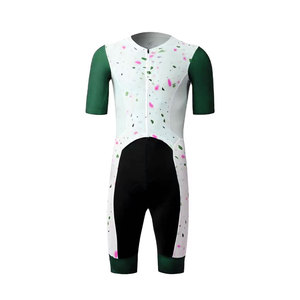 Tenue de cyclisme pour femmes à manches courtes, design personnalisé ultime, kit imprimé, 100% polyester, respirant, écologique, séchage rapide, anti-transpiration - Product Image 6
