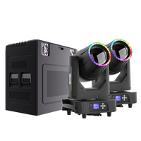 Luz de haz móvil IP65 de 380W, efecto Shehds Beam 380 potente, 380W 19R 295W, con lente de efecto frost y arcoíris, para escenarios de bodas y salones.