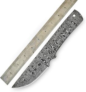 มีดสกินเนอร์เหล็กดามัสกัสแบบเต็มรูปแบบทำด้วยมือมีดสำหรับนักเดินป่าเป็นของขวัญ - Product Image 2