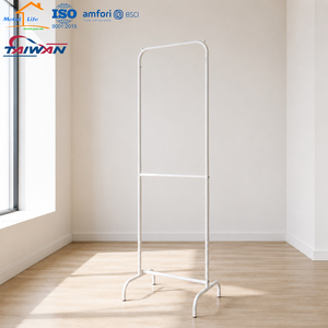 Made in Taiwan Metal Slim Steel Garment <b>Rack</b> Freestanding <b>Clothes</b> <b>Rack</b> for Bedroom Retail Store - Product Image 3