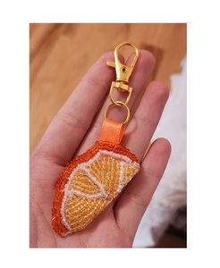 Handcrafted Bohemian Beaded Bag Accessories Creative Design <b>Key</b> Chains Fine Bead Keyrings for Bag Car Charm Accessories - Product Image 1