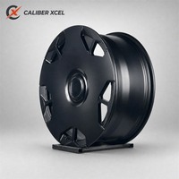 جنوط CALIBER XCEL مخصصة من سبائك الألومنيوم المطروقة بالحرارة بتصميم متعدد الأذرع مقاس 18 و19 و20 و21 و22 بوصة بنمط PCD 5x112 و5x114.3 و5x120 و5x108
