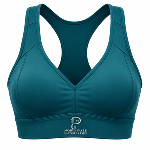 Sujetador deportivo Crop de talla grande con soporte medio, el más vendido, personalizado, transpirable, sin costuras, ligero, ecológico, para mujer, de un solo hombro. - Product Image 3
